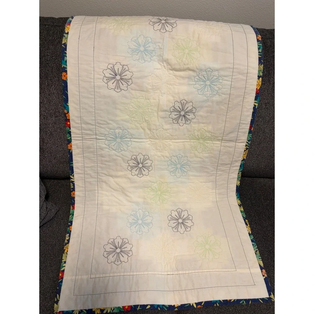Vintage Handmade Patchwork Quilt~45